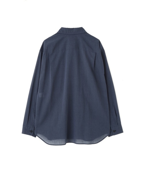 MARGARET HOWELL(マーガレットハウエル)の「COTTON WOOL VOILE(シャツ/ブラウス・メンズ・ブルー/ネイビー・SMALL/MEDIUM/LARGE/X-LARGE)」の5枚目の写真
