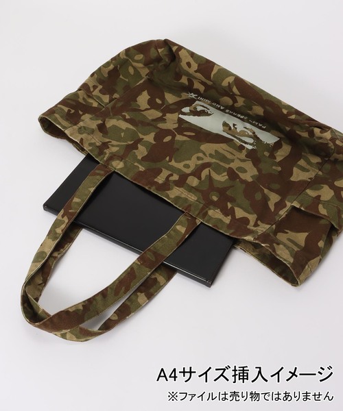 PULP/417EDIFICE(パルプフォーワンセブンエディフィス)の「P.A.M. / パークスアンドミニ GARDEN VARIETY CAMO TOTE BAG(トートバッグ・レディース・カーキ・FREE)」の6枚目の写真