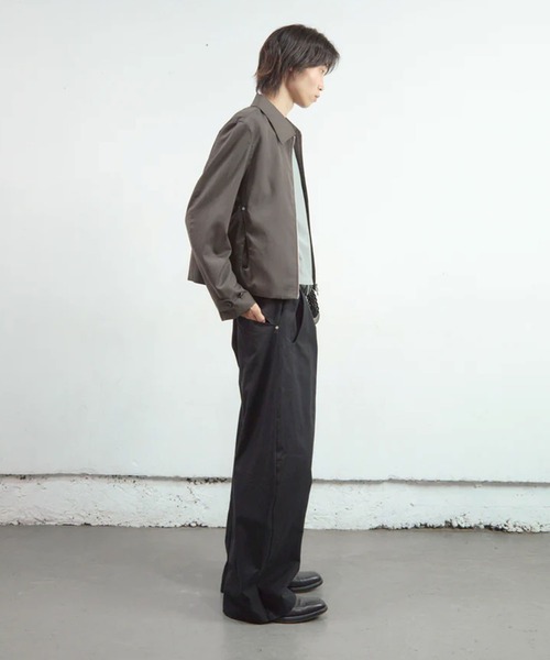NVRFRGT(ネヴァーフォーゲット)の「SHORT ZIP UP JACKET(ブルゾン・メンズ・ブラウン/ブラック・1/2)」の8枚目の写真