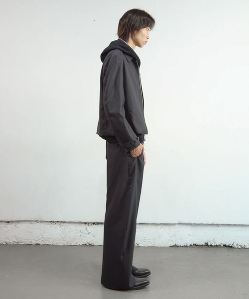 NVRFRGT(ネヴァーフォーゲット)の「SHORT ZIP UP JACKET(ブルゾン・メンズ・ブラウン/ブラック・1/2)」の5枚目の写真