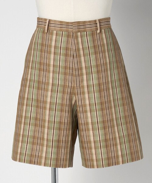 LOEFF(ロエフ)の「<LOEFF>チェック ハーフパンツ MENS(その他パンツ・メンズ・ベージュ・0/1/2)」の1枚目の写真
