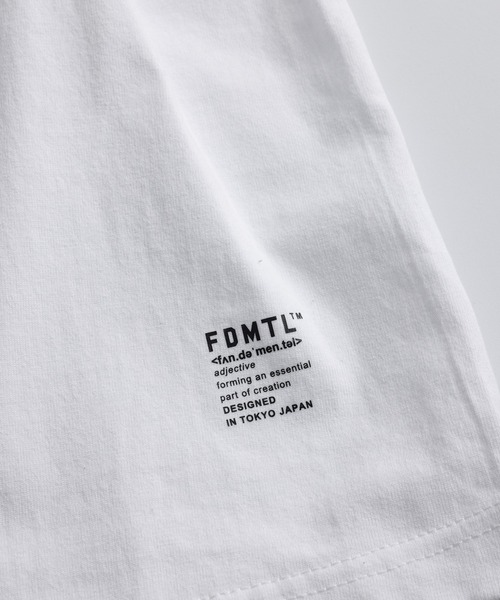 FDMTL(ファンダメンタル)の「FDMTL/ファンダメンタル/BORO TEE(Tシャツ/カットソー・メンズ・ホワイト/ネイビー・2/4/3)」の6枚目の写真