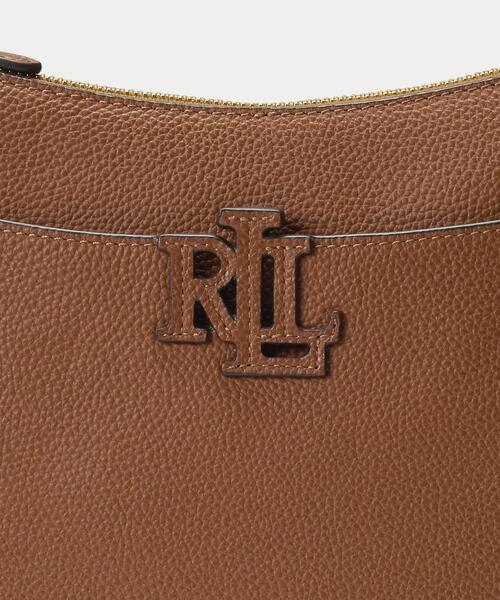 LAUREN RALPH LAUREN(ローレン ラルフ ローレン)の「ペブルド レザー ラージ Cameryn クロスボディ(ショルダーバッグ・レディース・ブラウン・ONE)」の4枚目の写真