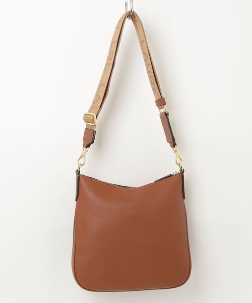 LAUREN RALPH LAUREN(ローレン ラルフ ローレン)の「ペブルド レザー ラージ Cameryn クロスボディ(ショルダーバッグ・レディース・ブラウン・ONE)」の7枚目の写真