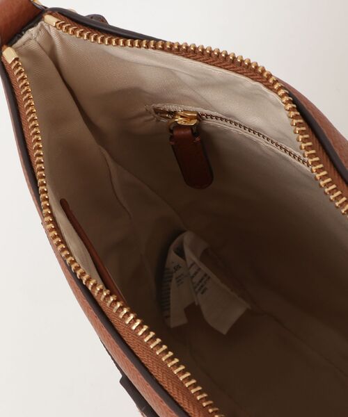 LAUREN RALPH LAUREN(ローレン ラルフ ローレン)の「ペブルド レザー ラージ Cameryn クロスボディ(ショルダーバッグ・レディース・ブラウン・ONE)」の9枚目の写真