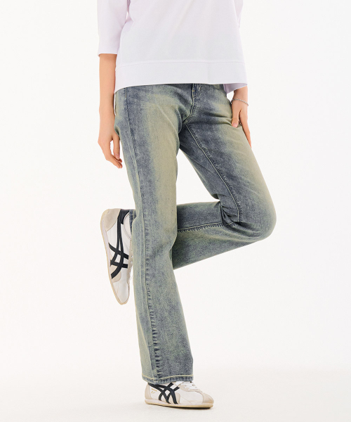 CHASECULT(チェイスカルト)の「レディース Lトーンヒドンバンディングブーツカットエージド-FBRG2372C0D(デニムパンツ・レディース・ブルー・70/76/74/67)」の3枚目の写真