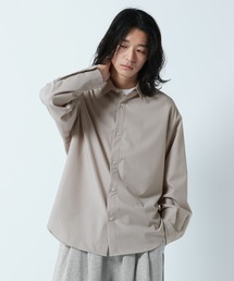 RAGEBLUE | 【LUXURY+EASY】OVER SIZE DRAPE　STRIPE SHIRTS / ラグイージーオーバーサイズストライプシャツ(シャツ/ブラウス)