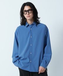 RAGEBLUE | 【LUXURY+EASY】OVER SIZE DRAPE　STRIPE SHIRTS / ラグイージーオーバーサイズストライプシャツ(シャツ/ブラウス)
