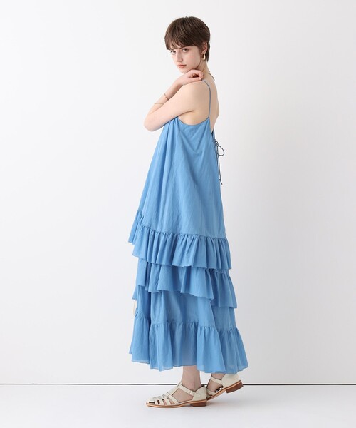 イレギュラーティアードキャミワンピース（ワンピース）｜allureville