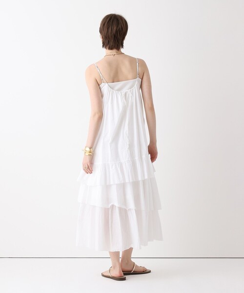 allureville（アルアバイル）の「イレギュラーティアードキャミワンピース（ワンピース・レディース・ホワイト/ブルー/ブラック・2/1）」の7枚目の写真