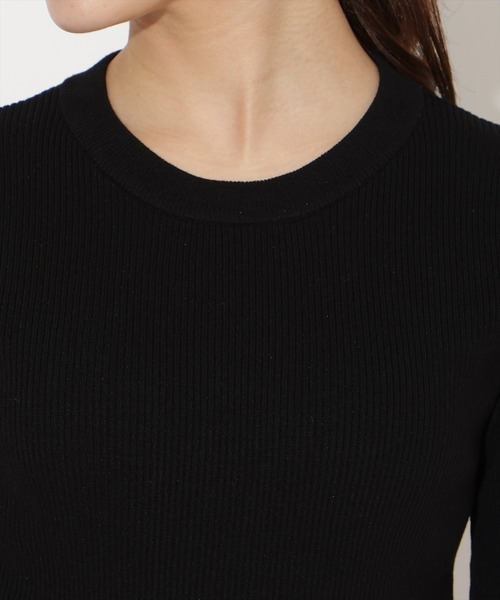 WILLSELECTION(ウィルセレクション)の「袖口リボンリブニット(ニット/セーター・レディース・ピンク/ブラック/オフホワイト・FREE)」の17枚目の写真