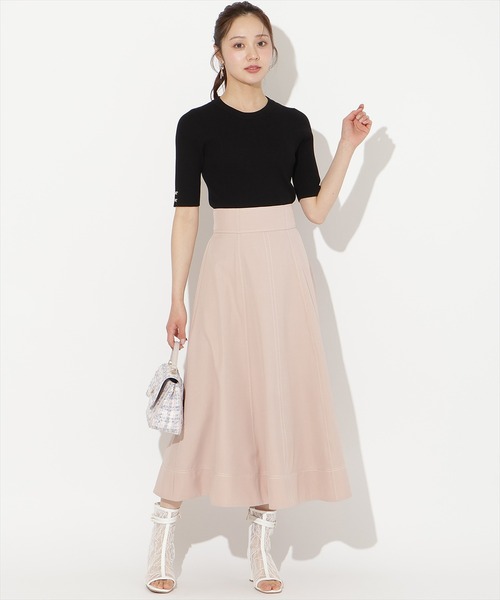 WILLSELECTION(ウィルセレクション)の「袖口リボンリブニット(ニット/セーター・レディース・ピンク/ブラック/オフホワイト・FREE)」の19枚目の写真