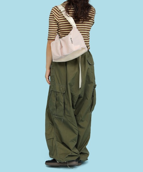 CONTROL FREAK / CTFK(コントロールフリーク)の「CONTROL FREAK / CTFK(コントロールフリーク)メッシュポケットバッグ(ショルダーバッグ・レディース・ブラック/ベージュ/ブラウン/ピンク・FREE)」の9枚目の写真