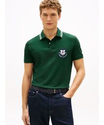 TOMMY HILFIGER | ピケバッジレギュラーポロシャツ(ポロシャツ)