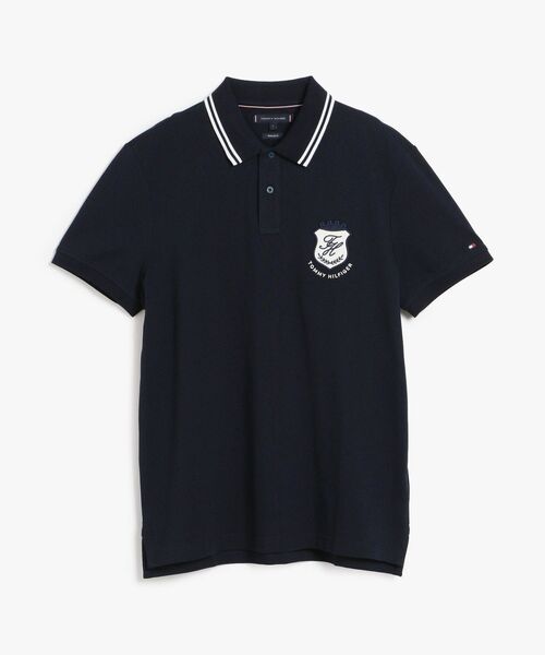 TOMMY HILFIGER（トミーヒルフィガー）の「ピケバッジレギュラーポロシャツ（ポロシャツ・メンズ・グリーン/マルチ/ホワイト・X-LARGE/SMALL/LARGE/MEDIUM）」の7枚目の写真