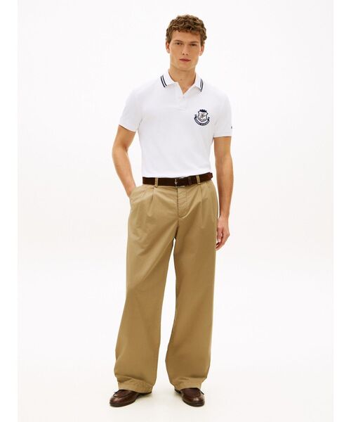TOMMY HILFIGER（トミーヒルフィガー）の「ピケバッジレギュラーポロシャツ（ポロシャツ・メンズ・グリーン/マルチ/ホワイト・X-LARGE/SMALL/LARGE/MEDIUM）」の15枚目の写真