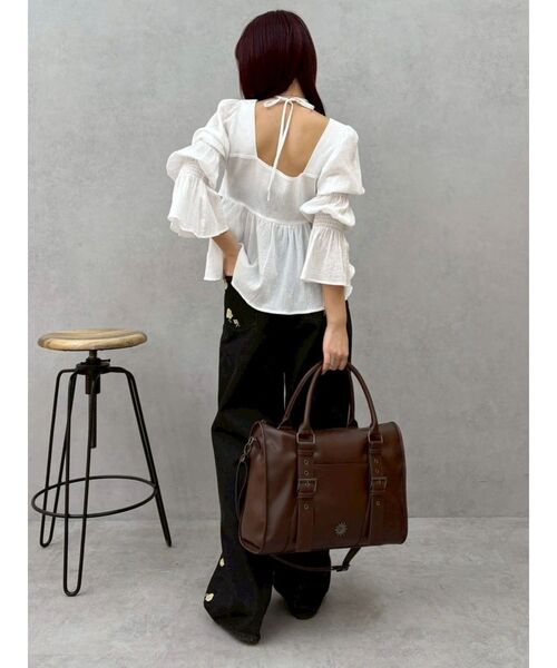 EVRIS(エヴリス)の「フリルボリュームチュニック(シャツ/ブラウス・レディース・イエロー/ホワイト/ブラック・FREE)」の22枚目の写真