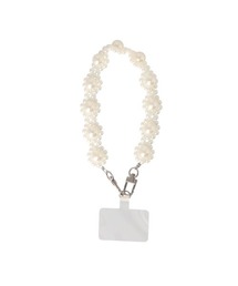 BACKYARD FAMILY（バックヤードファミリー）の「パールフラワーショートストラップ（スマホグッズ）」