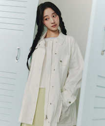CELITAILS（セリテールズ）の「EYELET COTTON FIELD JACKET_WHITE（ミリタリージャケット）」