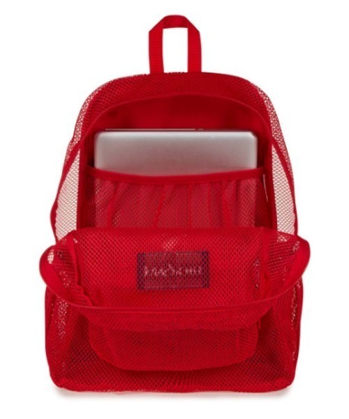 JANSPORT(ジャンスポーツ)の「【JANSPORT/ジャンスポーツ】ECO MESH PACK(バックパック/リュック・メンズ・レッド・FREE)」の4枚目の写真