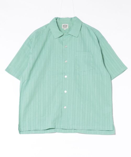 ROUGH TRADE（ラフトレード）の「刺繍シアー オープンカラーシャツ(M1)（シャツ/ブラウス・メンズ・ブラック/ミント/ホワイト・MEDIUM）」の3枚目の写真