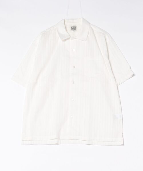ROUGH TRADE（ラフトレード）の「刺繍シアー オープンカラーシャツ(M1)（シャツ/ブラウス・メンズ・ブラック/ミント/ホワイト・MEDIUM/LARGE/X-LARGE）」の9枚目の写真