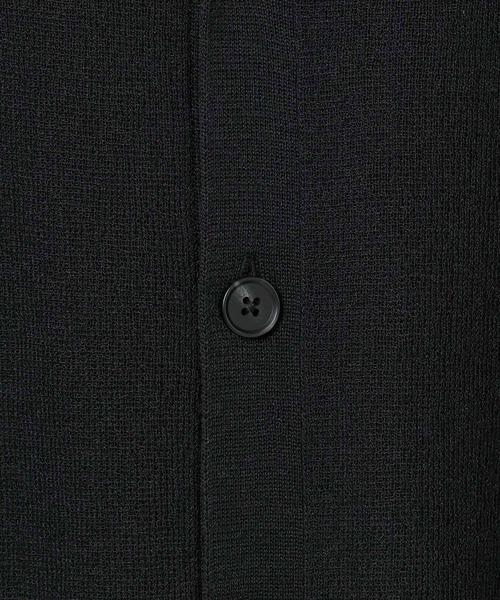 BAYFLOW（ベイフロー）の「リネンニットカーディガン（カーディガン/ボレロ・メンズ・ブラック/カーキ・LARGE/MEDIUM）」の6枚目の写真