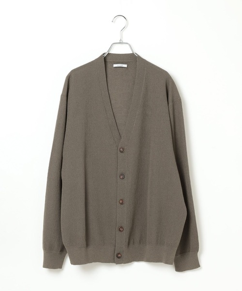 BAYFLOW（ベイフロー）の「リネンニットカーディガン（カーディガン/ボレロ・メンズ・ブラック/カーキ・LARGE/MEDIUM）」の12枚目の写真