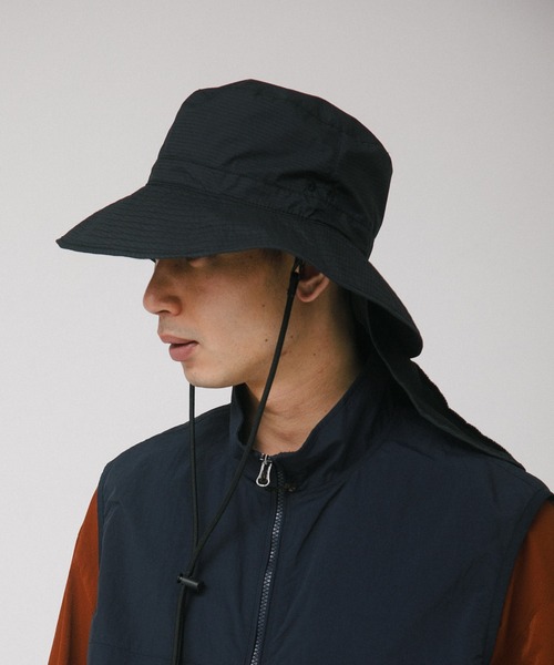 EKAL(エカル)の「Pertex ハット(ハット・メンズ・ブラック/グレー・ONE)」の3枚目の写真