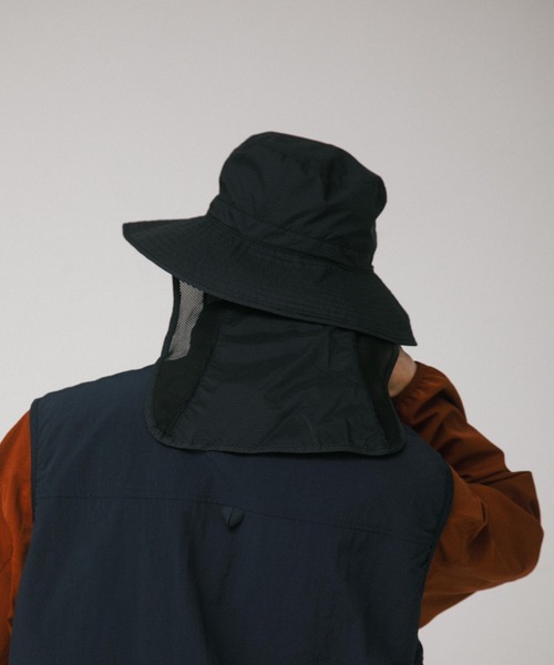 EKAL(エカル)の「Pertex ハット(ハット・メンズ・ブラック/グレー・ONE)」の4枚目の写真