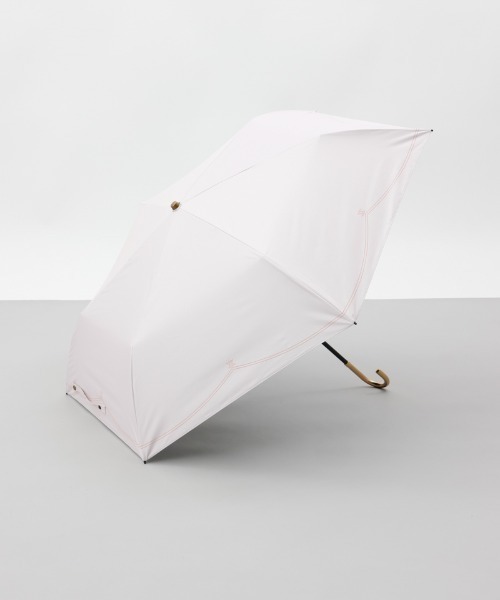 dazzlin（ダズリン）の「【dazzlin(ダズリン)】dazzlinスクエアロゴプリント晴雨兼用傘（折りたたみ傘）（折りたたみ傘・レディース・ネイビー/ミント/ライトピンク・FREE）」の3枚目の写真