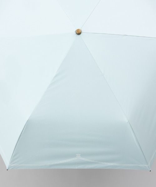 dazzlin（ダズリン）の「【dazzlin(ダズリン)】dazzlinスクエアロゴプリント晴雨兼用傘（折りたたみ傘）（折りたたみ傘・レディース・ネイビー/ミント/ライトピンク・FREE）」の4枚目の写真