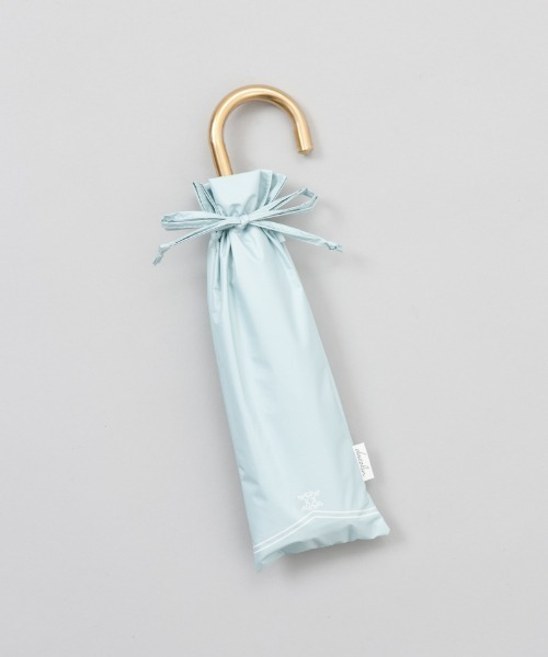 dazzlin（ダズリン）の「【dazzlin(ダズリン)】dazzlinスクエアロゴプリント晴雨兼用傘（折りたたみ傘）（折りたたみ傘・レディース・ネイビー/ミント/ライトピンク・FREE）」の5枚目の写真