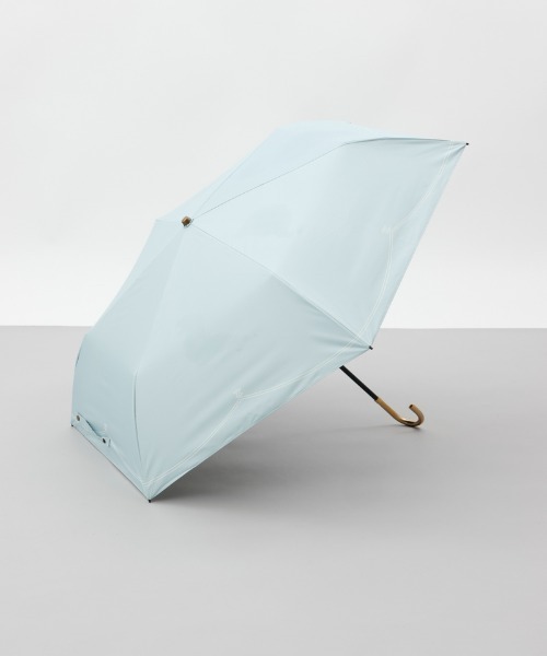 dazzlin（ダズリン）の「【dazzlin(ダズリン)】dazzlinスクエアロゴプリント晴雨兼用傘（折りたたみ傘）（折りたたみ傘・レディース・ネイビー/ミント/ライトピンク・FREE）」の6枚目の写真