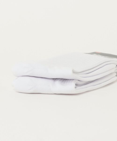 HANES（ヘインズ）の「Hanes（ヘインズ）BEEFY フルレングスソックス ハーフパイル 2足組/無地 メンズ（ソックス/靴下・メンズ・ホワイト/ブラック・M）」の5枚目の写真