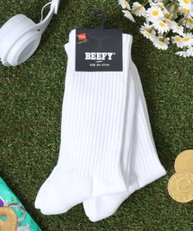 HANES | Hanes（ヘインズ）BEEFY フルレングスソックス ハーフパイル 2足組/無地 メンズ(ソックス/靴下)