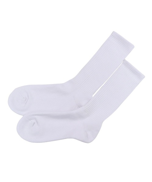 HANES（ヘインズ）の「Hanes（ヘインズ）BEEFY フルレングスソックス ハーフパイル 2足組/無地 メンズ（ソックス/靴下・メンズ・ホワイト/ブラック・M）」の9枚目の写真