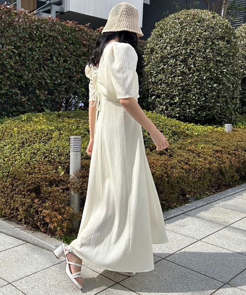 one after another NICE CLAUP(ワンアフターアナザーナイスクラップ)の「【お気に入り登録4万人突破!】マルチウェイセットワンピース(ワンピース・レディース・オフホワイト/ブラック/ホワイト×ブラック/ホワイト系その他/サックスブルー系/ホワイト系/ブラック系その他・FREE)」の15枚目の写真