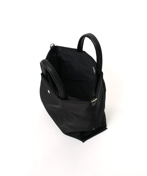 Legato Largo(レガートラルゴ)の「"02"≪Legato Largo≫肩楽 2ポケット ナイロン 2WAY ショルダーバッグ(ショルダーバッグ・レディース・ベージュ/ネイビー/ブラック/グレー/ライトブラウン・ONE SIZE)」の6枚目の写真