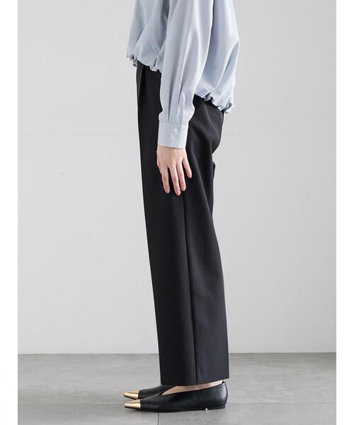 Te chichi(テチチ)の「ダブルクロスイージーワイドパンツ(その他パンツ・レディース・グレー/チャコールグレー/ブラック/ベージュ・S/M)」の17枚目の写真