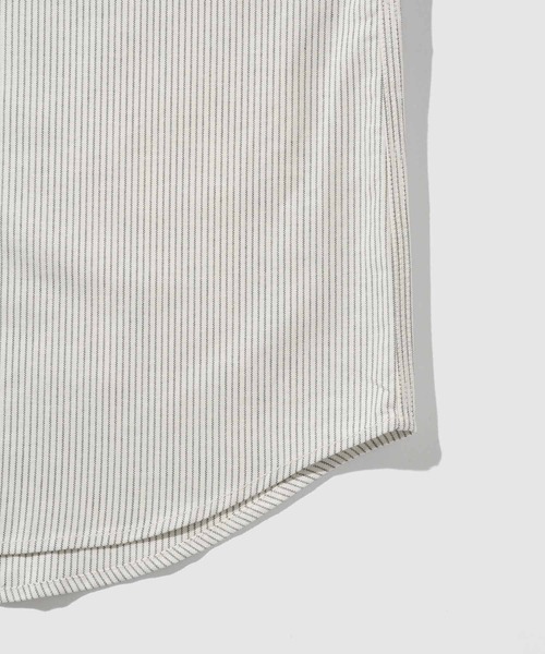 Dickies(ディッキーズ)の「【GENUINE Dickies/ ジェニュインデッキーズ】ワークストライプシャツ(シャツ/ブラウス・メンズ・ホワイト/ネイビー・M/L/XL)」の6枚目の写真