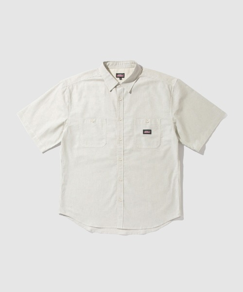 Dickies(ディッキーズ)の「【GENUINE Dickies/ ジェニュインデッキーズ】ワークストライプシャツ(シャツ/ブラウス・メンズ・ホワイト/ネイビー・M/L/XL)」の9枚目の写真