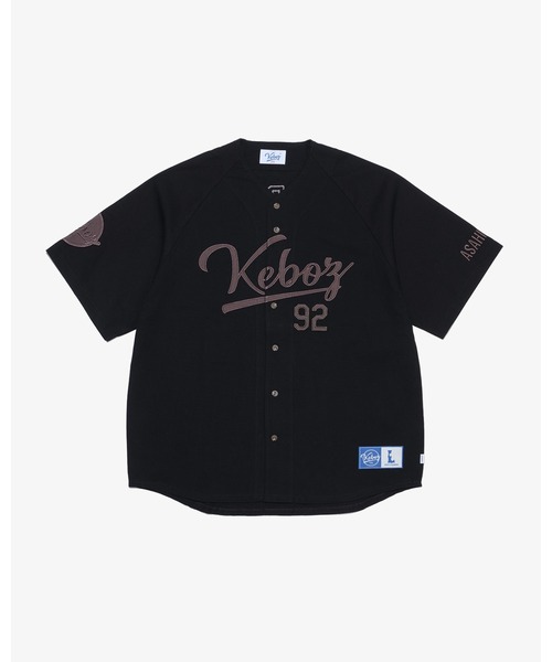 KEBOZ（ケボズ）の「ICON CLASSIC BASEBALL JERSEY（シャツ/ブラウス・メンズ・クリーム/グレー/オリーブ/ブラック/ネイビー・S/M/L/XL/2XL）」の15枚目の写真