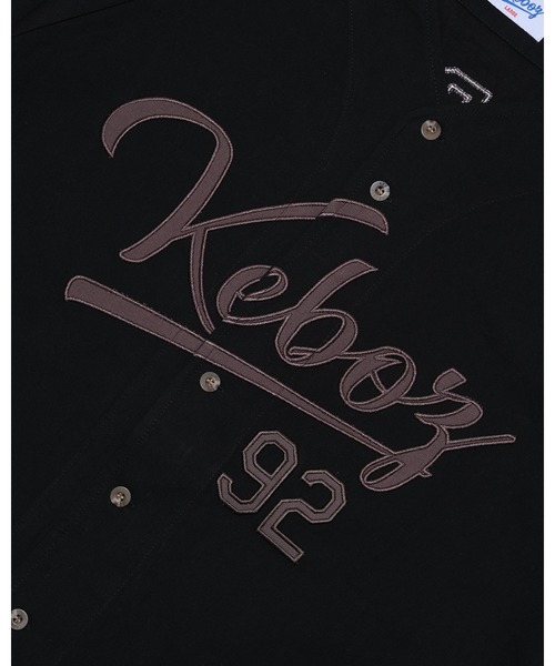 KEBOZ（ケボズ）の「ICON CLASSIC BASEBALL JERSEY（シャツ/ブラウス・メンズ・クリーム/グレー/オリーブ/ブラック/ネイビー・S/M/L/XL/2XL）」の13枚目の写真