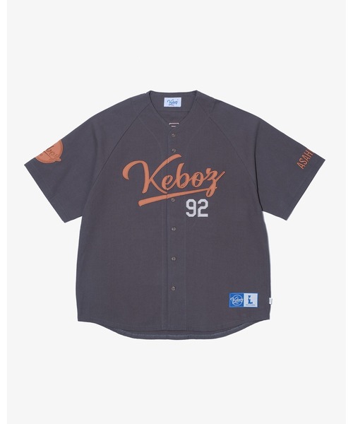 KEBOZ（ケボズ）の「ICON CLASSIC BASEBALL JERSEY（シャツ/ブラウス・メンズ・クリーム/グレー/オリーブ/ブラック/ネイビー・S/M/L/XL/2XL）」の21枚目の写真