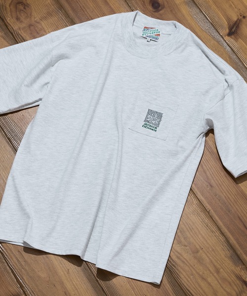 OUTDOOR EXCHANGE(アウトドアエクスチェンジ)の「【OUTDOOR EXCHANGE/アウトドアエクスチェンジ】×【ZERO STAIN/ゼロステイン】コラボ モックネック ポケット付 Tシャツ(Tシャツ/カットソー・メンズ・スミクロ/オフホワイト・MEDIUM/LARGE)」の11枚目の写真