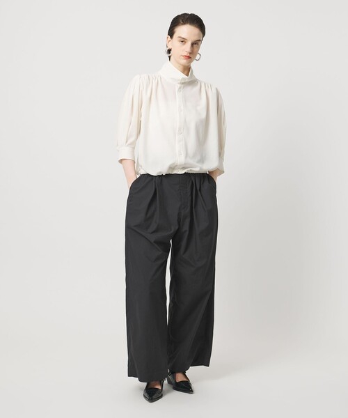 ASTRAET（アストラット）の「＜ASTRAET＞ウエストゴム ギャザーワイドパンツ（その他パンツ・レディース・ブラック/ベージュ・00/0/1）」の5枚目の写真
