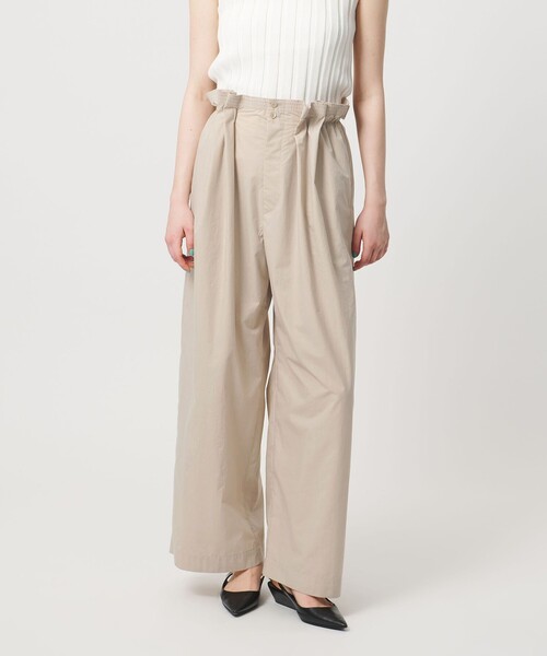 ASTRAET（アストラット）の「＜ASTRAET＞ウエストゴム ギャザーワイドパンツ（その他パンツ・レディース・ブラック/ベージュ・00/0/1）」の12枚目の写真