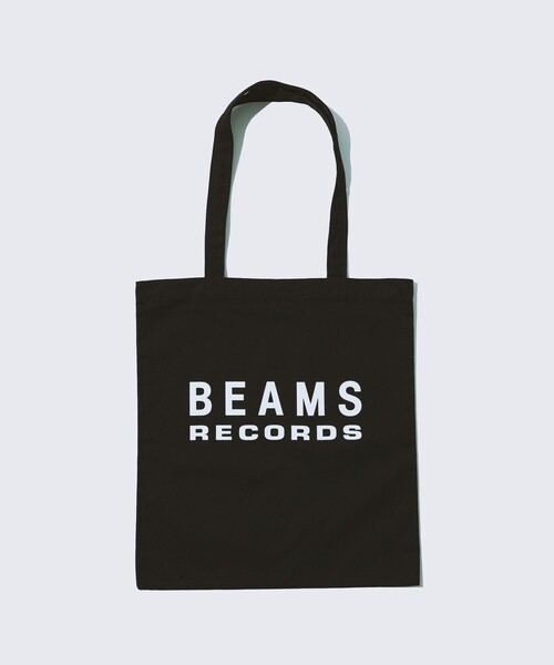 BEAMS RECORDS（ビームスレコーズ）の「BEAMS RECORDS / LOGO PRINT TOTE（トートバッグ・メンズ・レッド/サックスブルー/ブラック/グリーン・ONE SIZE）」の5枚目の写真