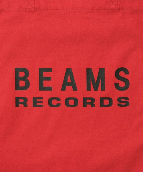 BEAMS RECORDS（ビームスレコーズ）の「BEAMS RECORDS / LOGO PRINT TOTE（トートバッグ・メンズ・レッド/サックスブルー/ブラック/グリーン・ONE SIZE）」の12枚目の写真